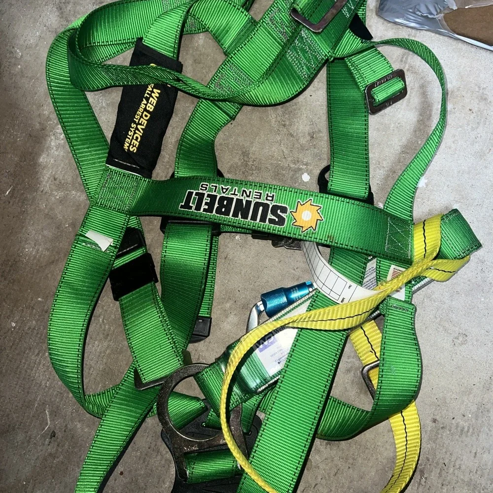 Web Devices Full Body� Safety Harness 310lb Max Polyester 2019 3-4ft AC